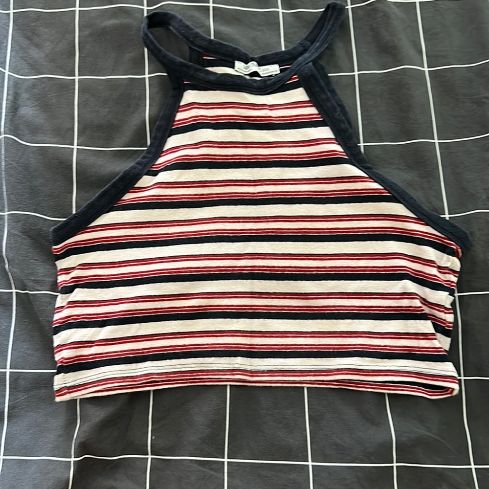 striped halter top